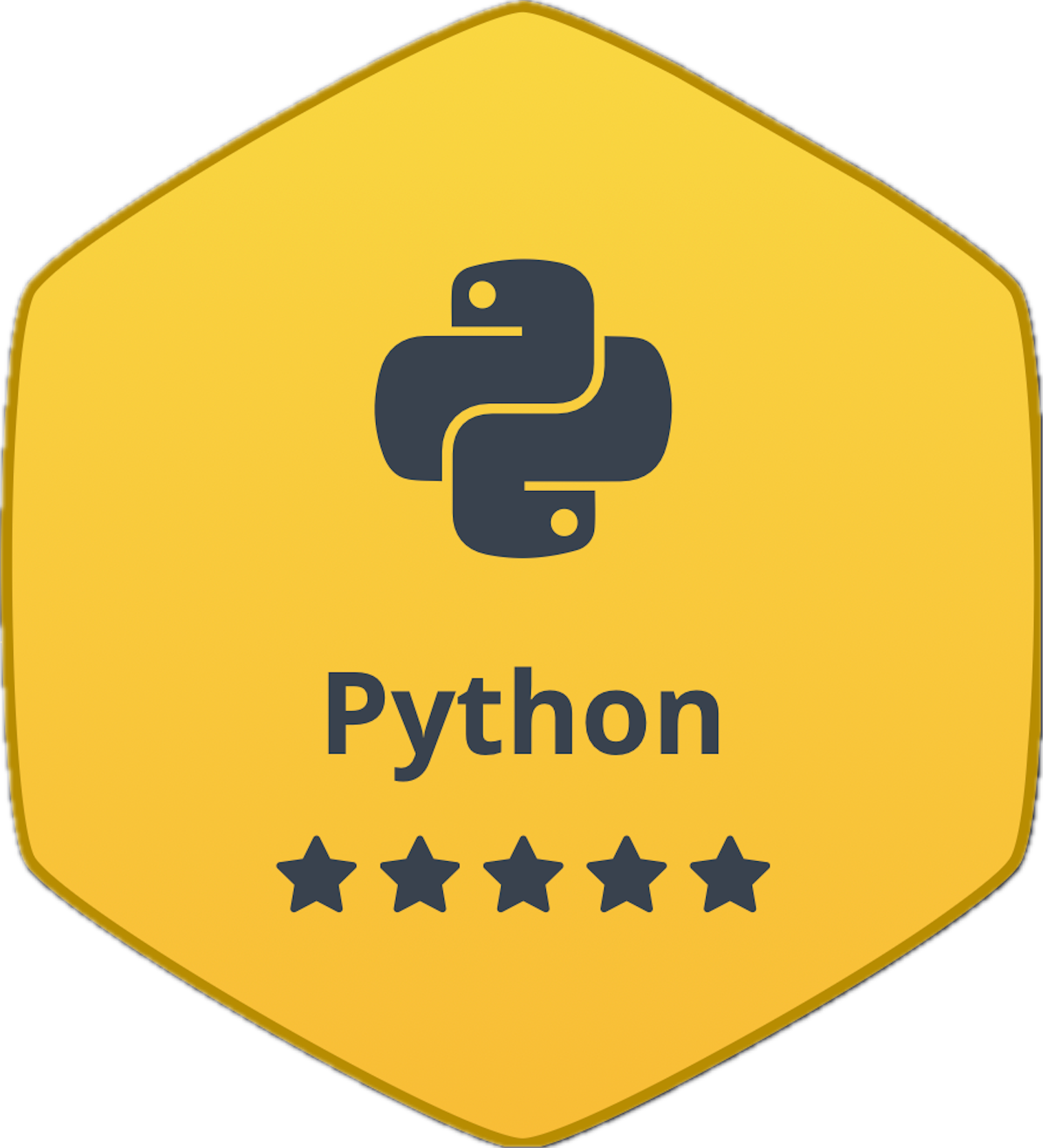 Python 5 Star Badge